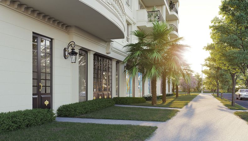 ENTRADA INDEPENDENTE PARA O RESIDENCIAL PELA RUA BENTO DE ALVARENGA. Imagem preliminar sujeita a alteração.